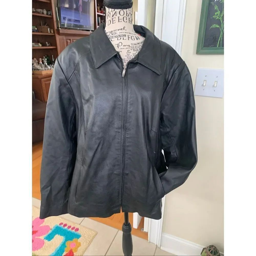 Style & Co Leather Jacket - Picture 12 of 14